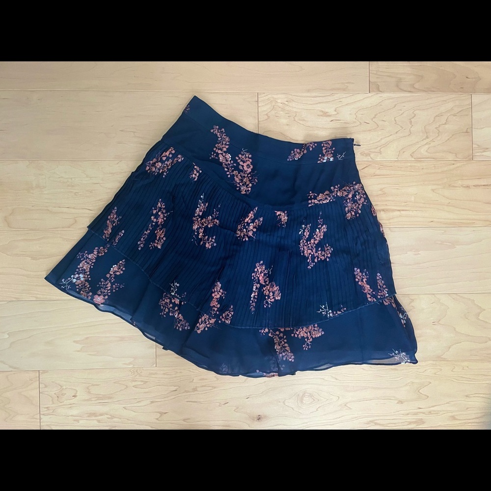 Derek Lam 10 Crosby pleated crepe skirt size 0